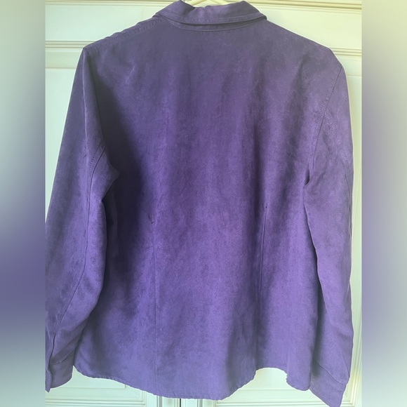 Deep purple Northern Reflections Large Top - Picture 3 of 3